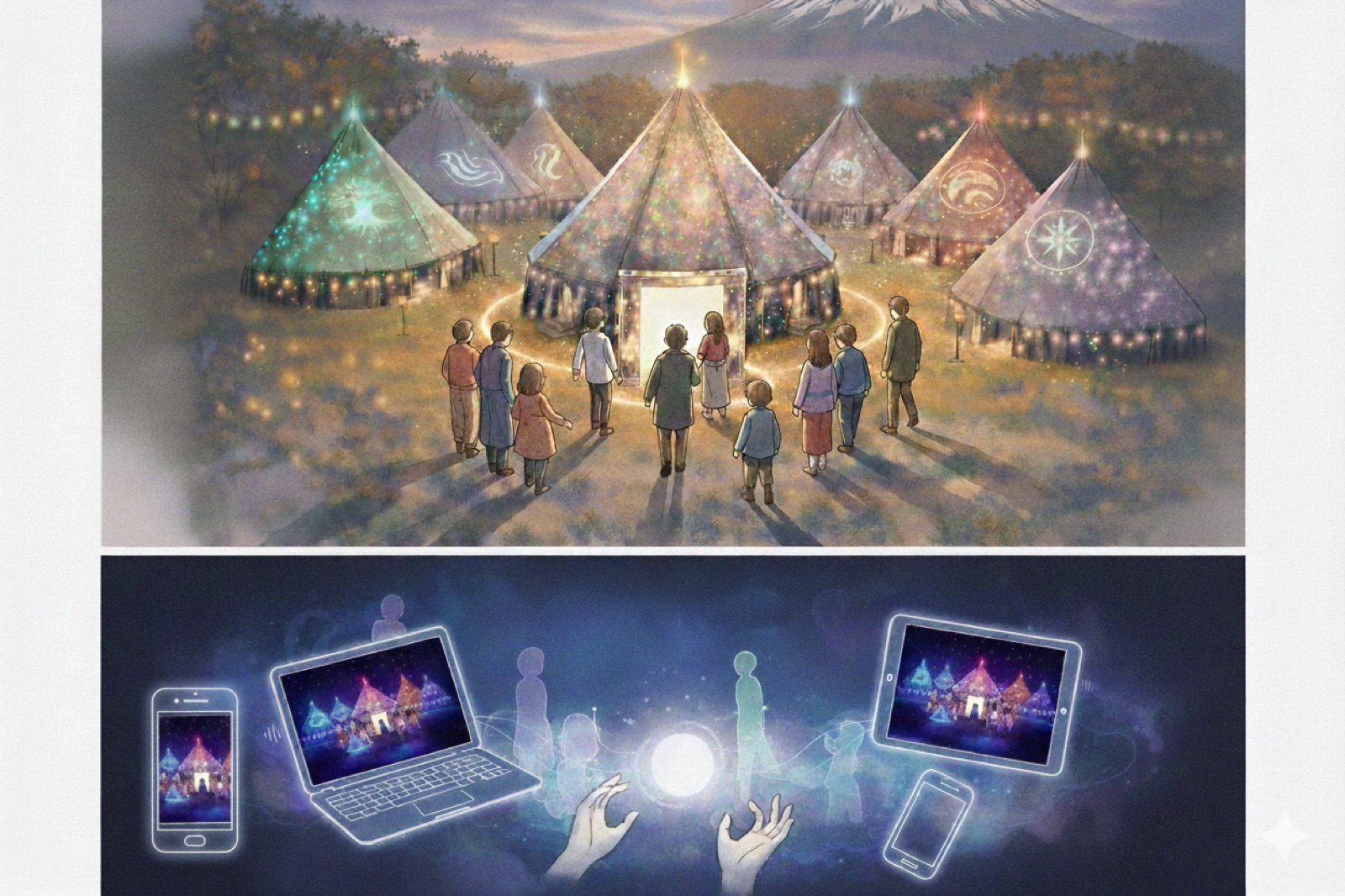 Playscape Portals immersive story world visualization