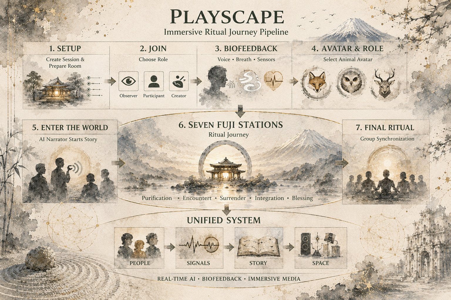 Playscape ritual journey pipeline